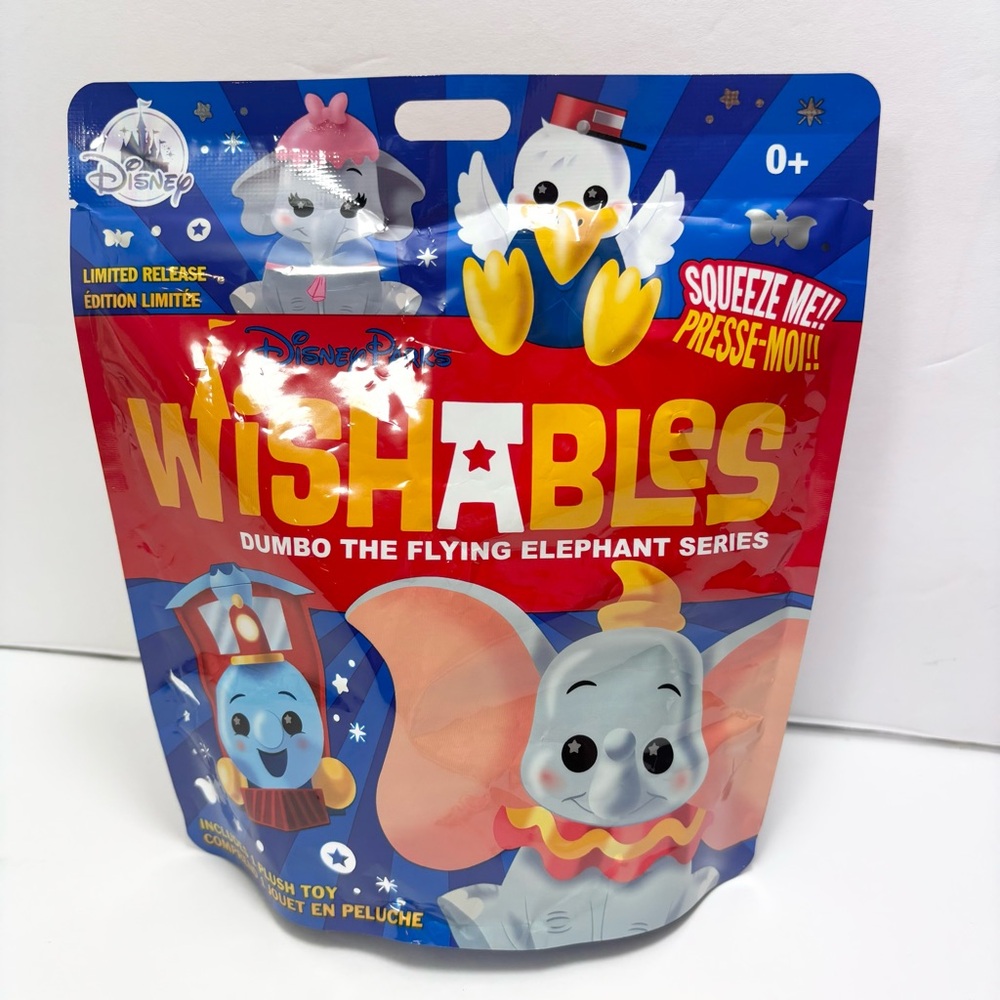 DISNEY Wishables Mystery Plush Bag DUMBO SERIES SEALED Brand New Retired